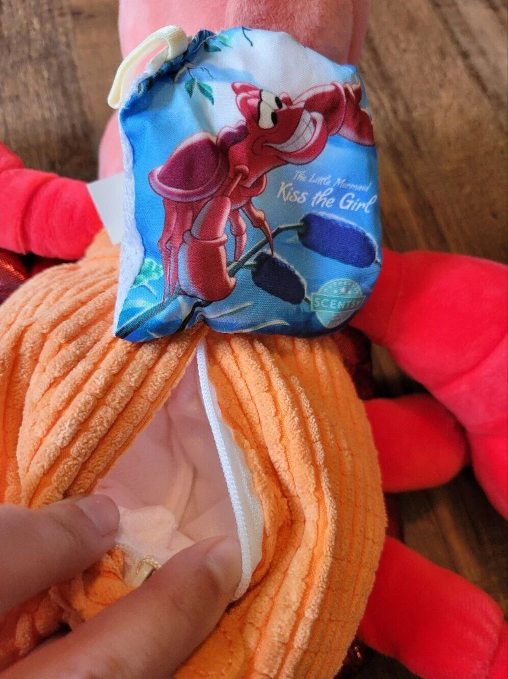 Scentsy Buddy With Scent Pack Sebastian From The Little Mermaid